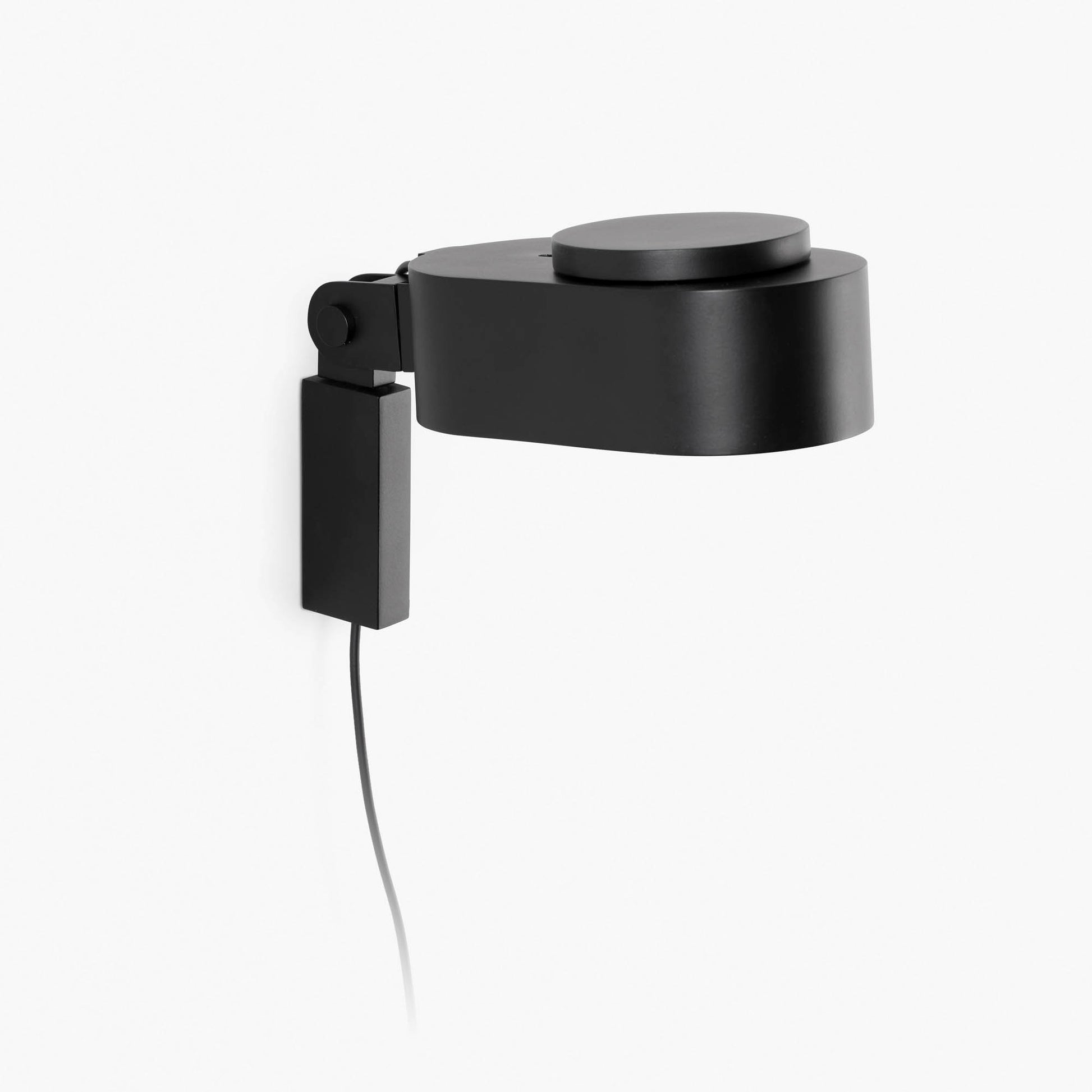 Aplique de pared Inviting negro FARO 57301, luminaria de superficie en aluminio LED para interior, colección 5730 ideal para oficina y hogar