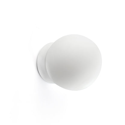 Luminaria aplique plafón PING blanca FARO modelo 60010, iluminación LED de pared interior IP44 para baño y hogar