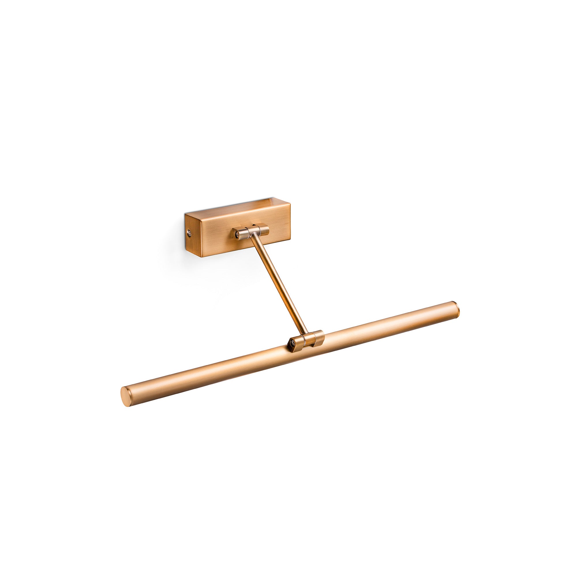 Lámpara Iluminacuadros MAGRITTE 450 en Oro Viejo de FARO, modelo 61084-110, LED orientable minimalista para iluminar cuadros, arte y decoración interior