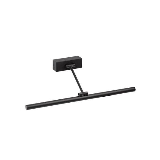 Lámpara LED iluminacuadros MAGRITTE 450 negro FARO 61087, luminaria minimalista de pared para arte en galerías e interiores