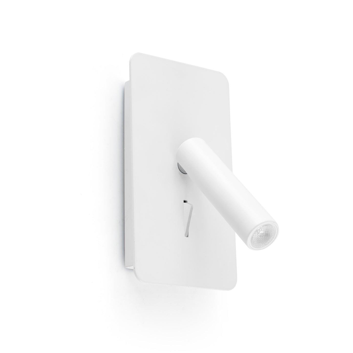 Aplique lector SUAU USB C blanco mate FARO modelo 62117N, luminaria minimalista de superficie para pared interior, iluminación de lectura con puerto USB C