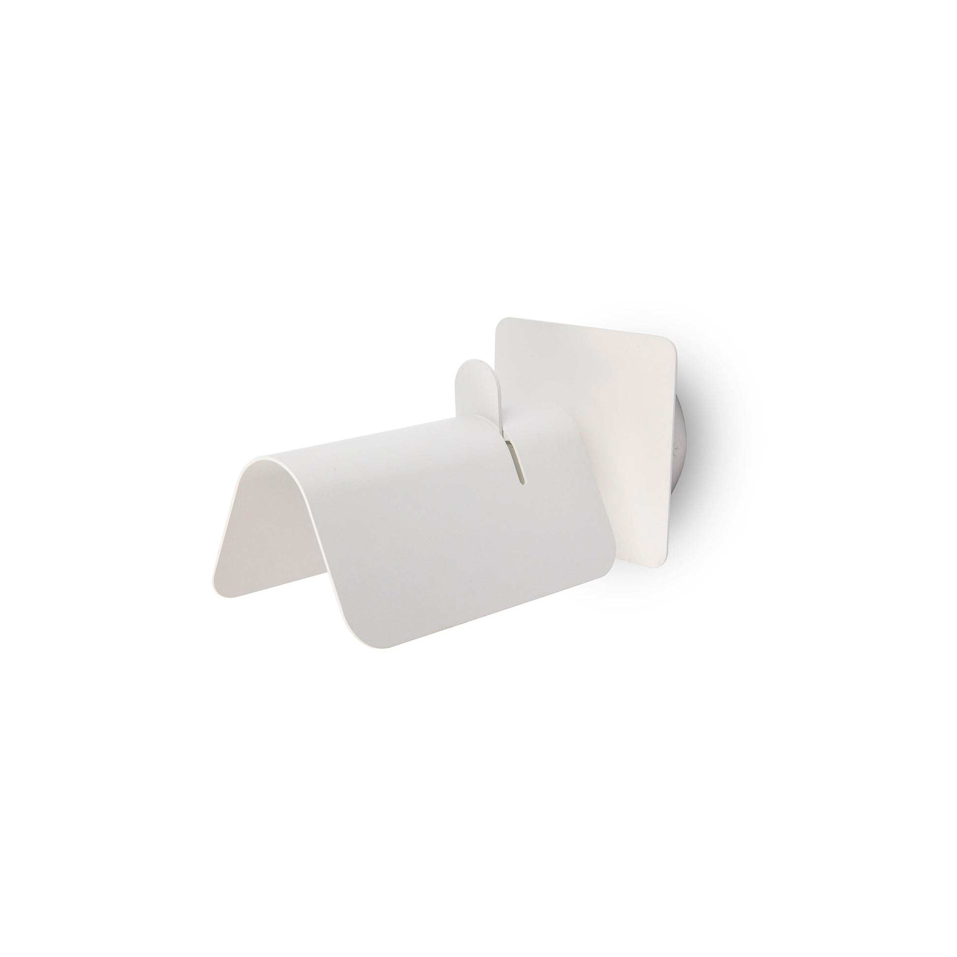 Aplique de pared SMILE blanco FARO 62130, luminaria de superficie en acero para interior, diseño moderno de Jordi Busquets ideal para luz ambiente y lectura