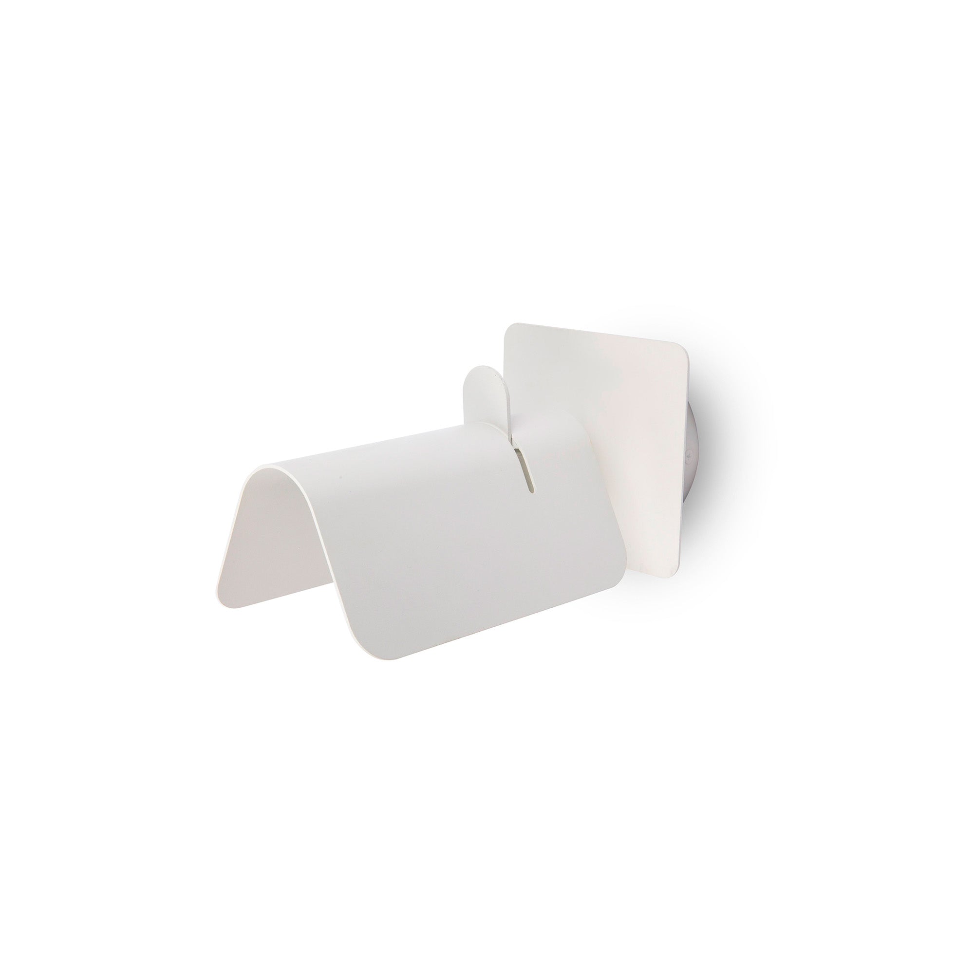 Aplique de pared SMILE blanco FARO 62130, luminaria de superficie en acero para interior, diseño moderno de Jordi Busquets ideal para luz ambiente y lectura