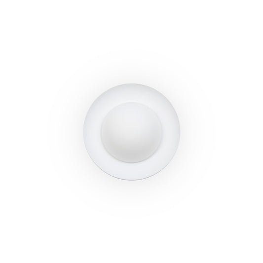Plafon SIDE 200 blanco G9 LED de FARO modelo 62132, luminaria de superficie moderna en acero y cristal para iluminación interior de pared