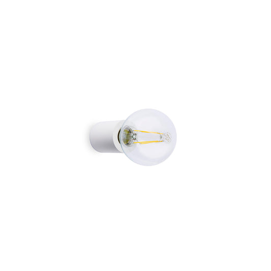 Lámpara de pared TEN 70 blanco mate FARO modelo 62150, luminaria minimalista de aluminio para interior, iluminación superficie adaptable hogar