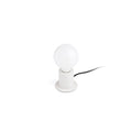 Lámpara de sobremesa TEN blanca FARO 62168 diseño minimalista nórdico contemporáneo en acero para interior con casquillo E27 LED