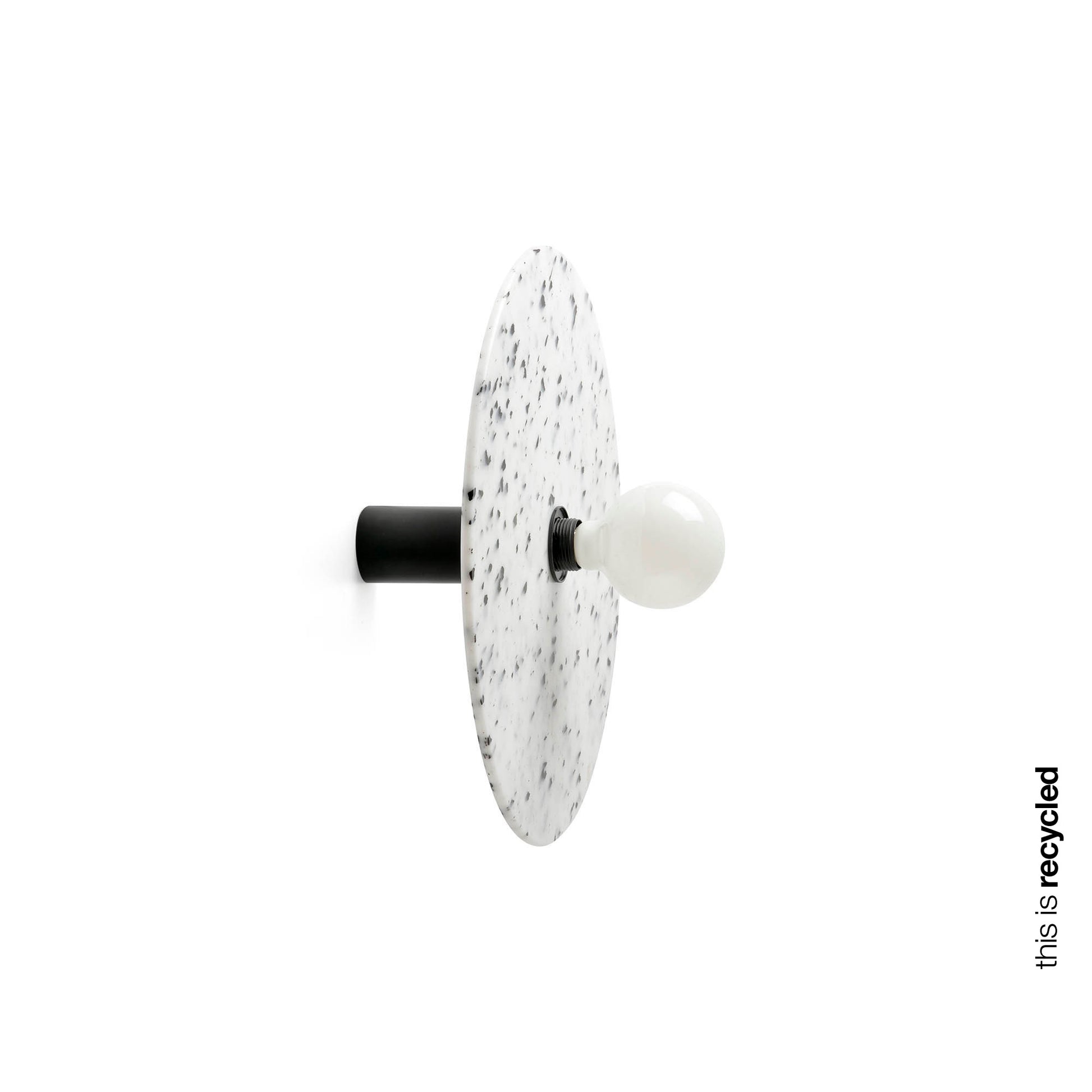 Aplique plafón Confetti 450 H140 Marmóreo de Faro (62174-51), lámpara interior eco-friendly reciclada con diseño moderno sostenible para iluminación de superficie