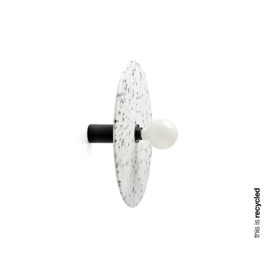 Aplique plafón Confetti 450 H140 Marmóreo de Faro (62174-51), lámpara interior eco-friendly reciclada con diseño moderno sostenible para iluminación de superficie