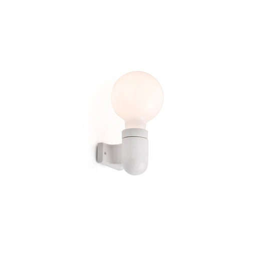 Aplique de pared SERA blanco modelo 62302 FARO, luminaria cerámica para interior con casquillo E27 LED, estilo atemporal para iluminación residencial
