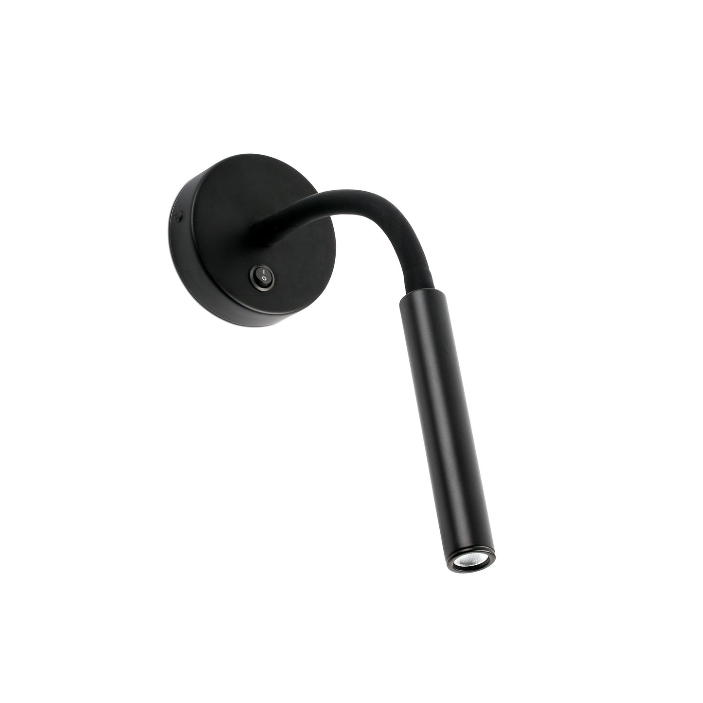 Luminaria de pared KALE aplique lector negro mate FARO 62703, iluminación LED interior para dormitorio y lectura relajada