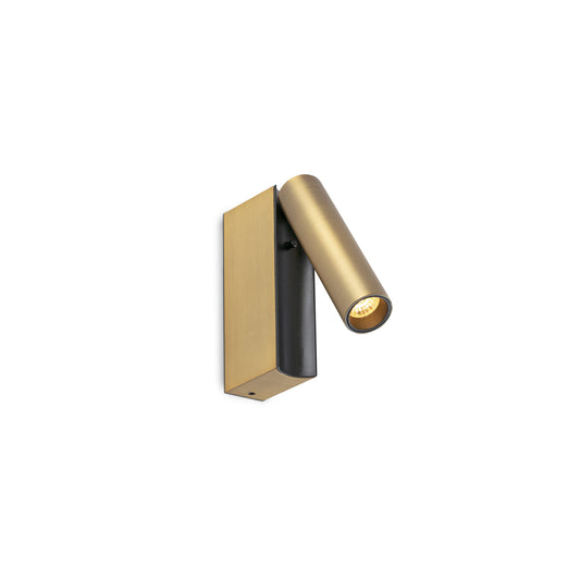 Aplique lector CRONOS en bronce FARO modelo 62752, luminaria LED de pared para interior y lectura en iluminación del hogar