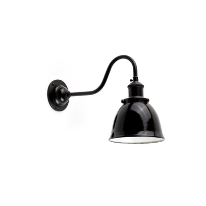 Aplique de pared LOA negro FARO 62809, luminaria interior de acero estilo industrial retro moderno, serie 6285 para iluminación superficial
