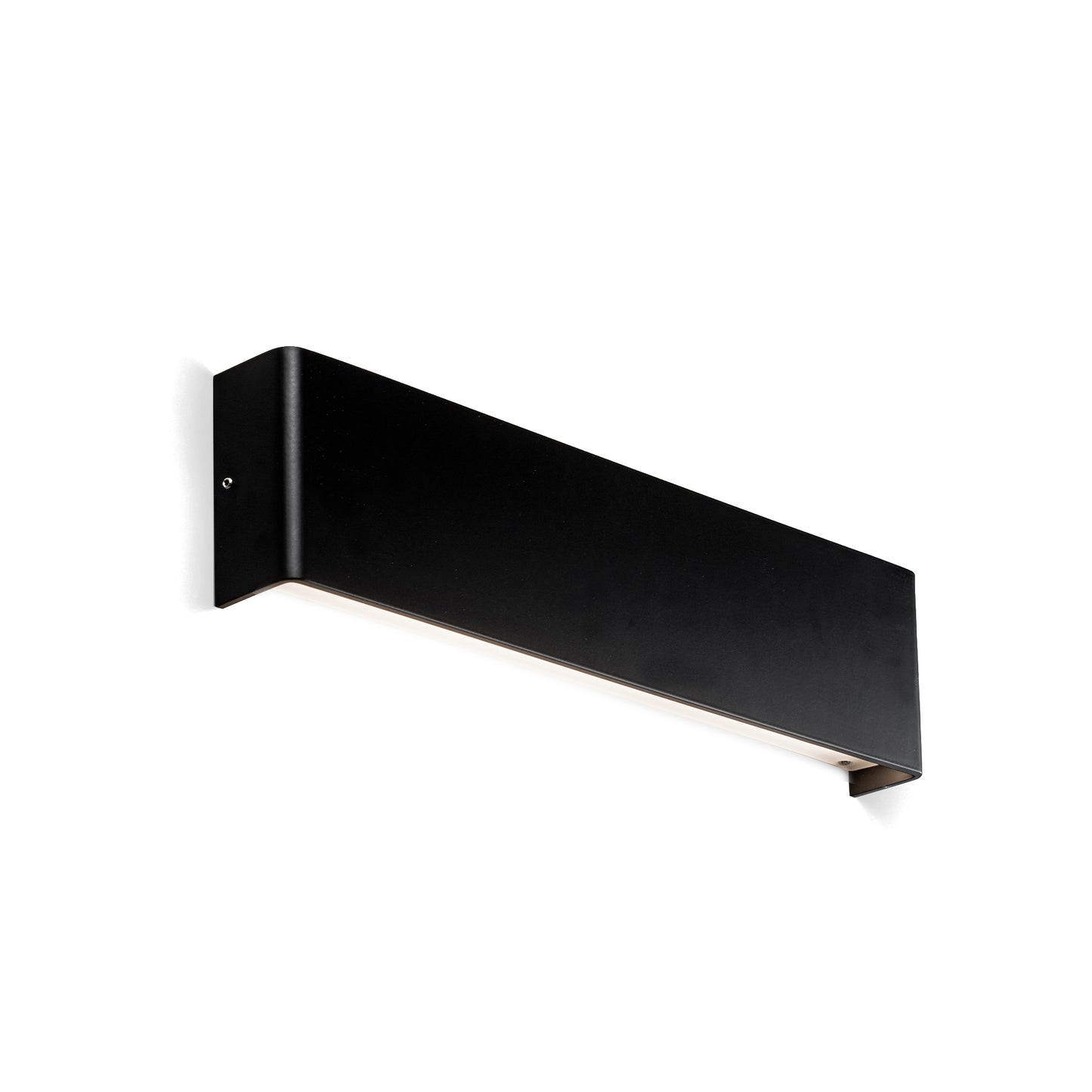 Aplique de pared NASH 370 Negro FARO 62822, luminaria LED de aluminio con luz indirecta para interiores, ideal para salas de estar, colección 6283
