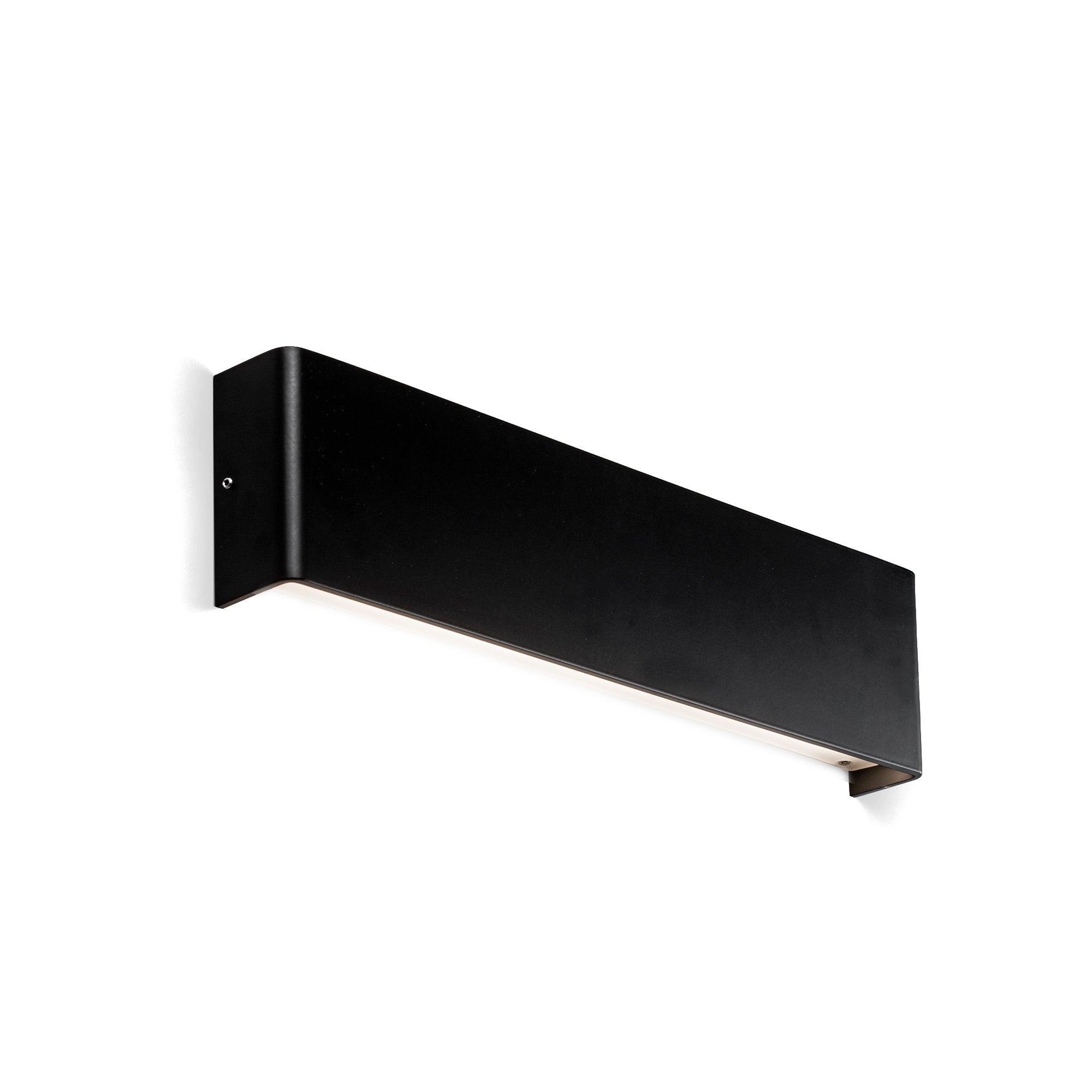 Aplique de pared NASH 370 Negro FARO 62822, luminaria LED de aluminio con luz indirecta para interiores, ideal para salas de estar, colección 6283
