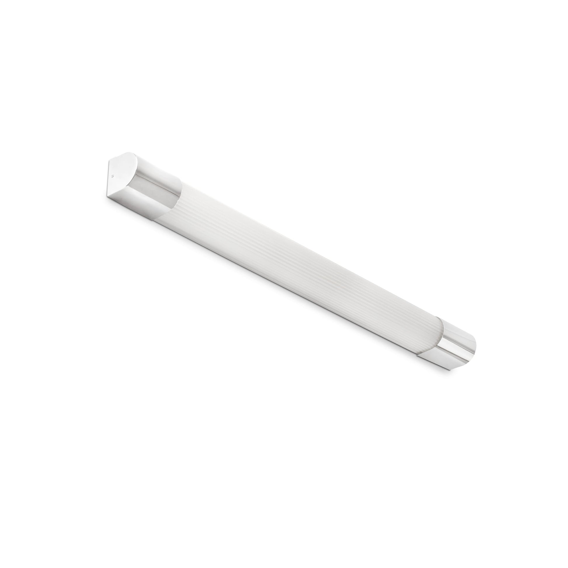 Aplique de pared KIVA 900 cromado FARO modelo 62834, luminaria interior superficie en acero inoxidable y PMMA con LED 3000K para iluminación hogar