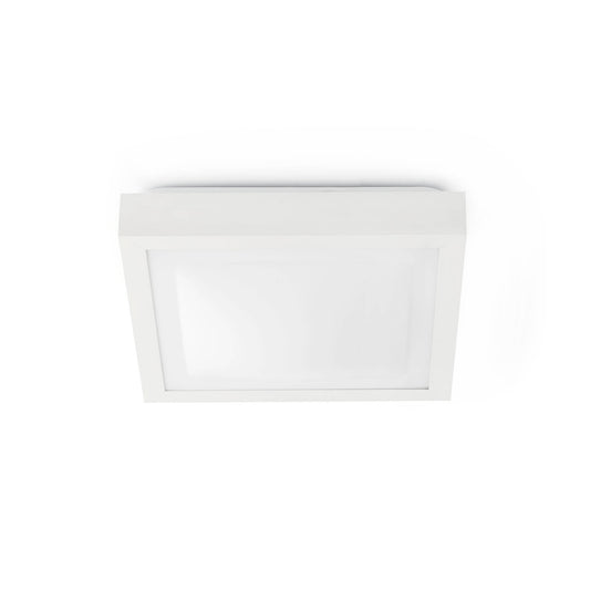 Plafon TOLA 270 blanco para baño de aluminio y PC opal, iluminación interior IP44 luminaria superficie FARO modelo 62968