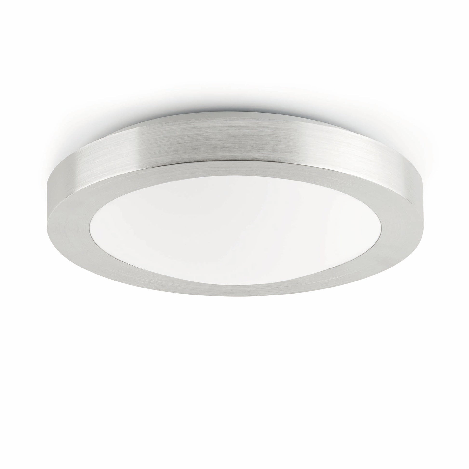 Plafon LOGOS 270 gris FARO 62980, luminaria de superficie en aluminio para baño e interior, IP44 impermeable, casquillo E27 LED