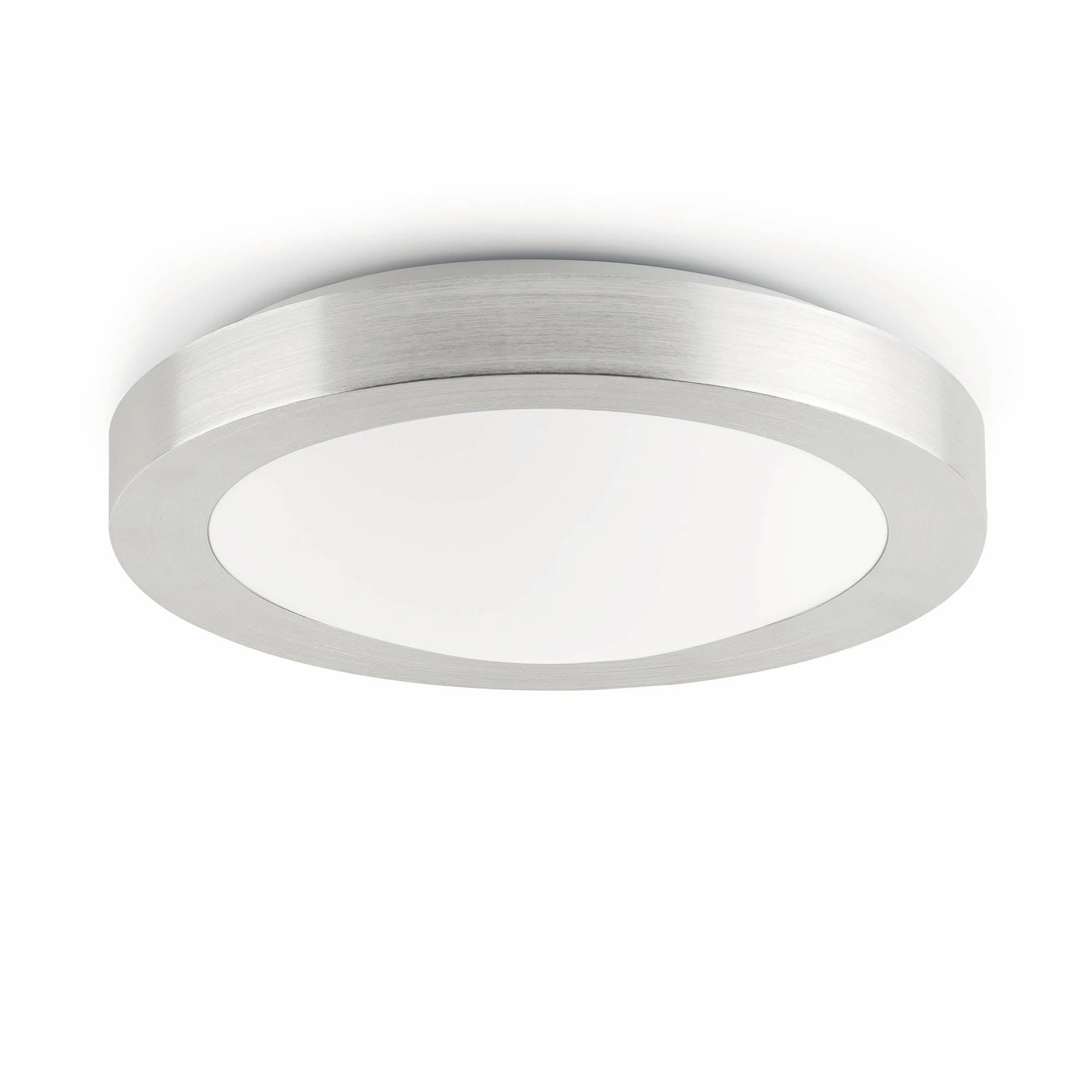 Plafon LOGOS 270 gris FARO 62980, luminaria de superficie en aluminio para baño e interior, IP44 impermeable, casquillo E27 LED