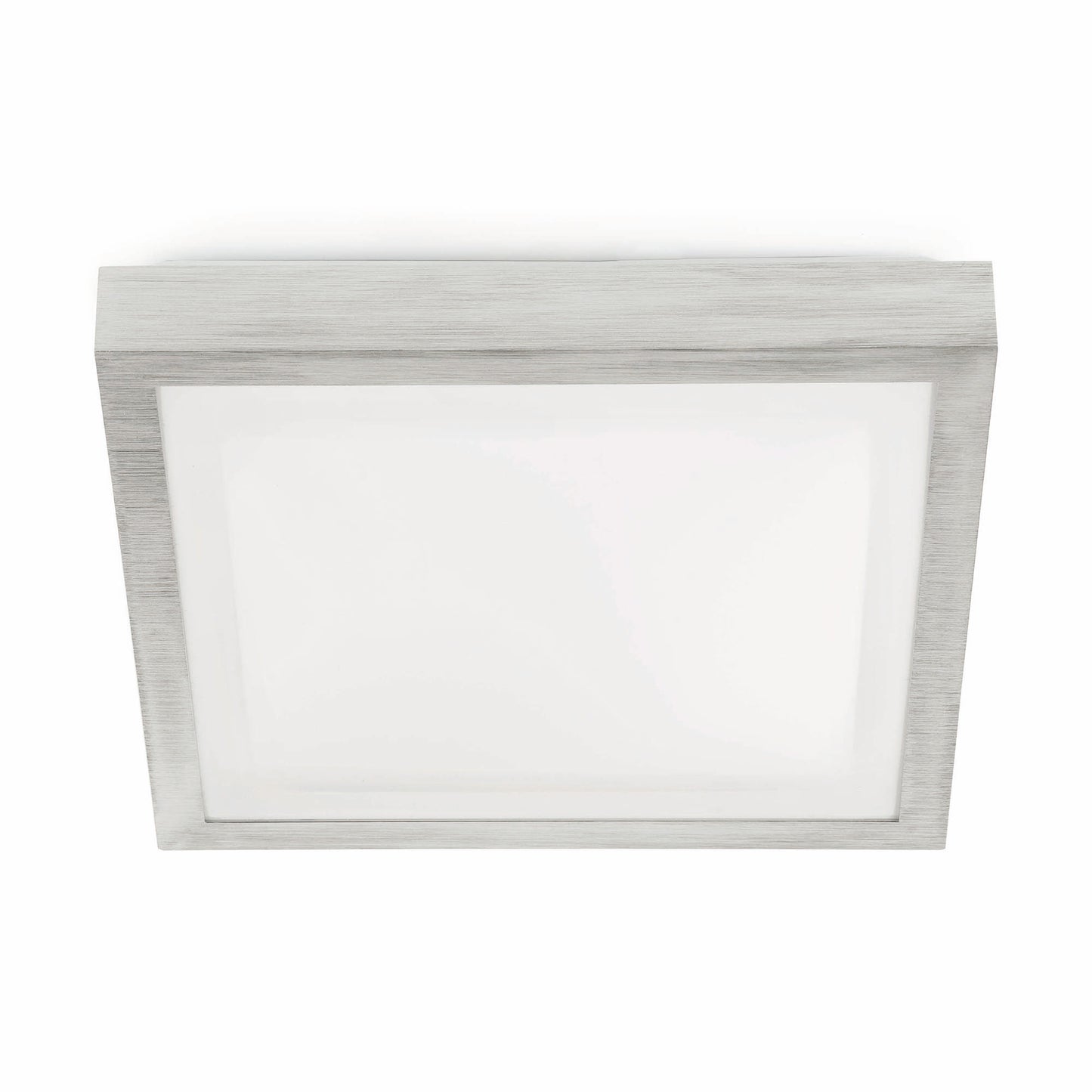 Plafon TOLA 270 Gris FARO 62983 - Luminaria de superficie en aluminio y PC opal para baño interior, iluminación gris moderna