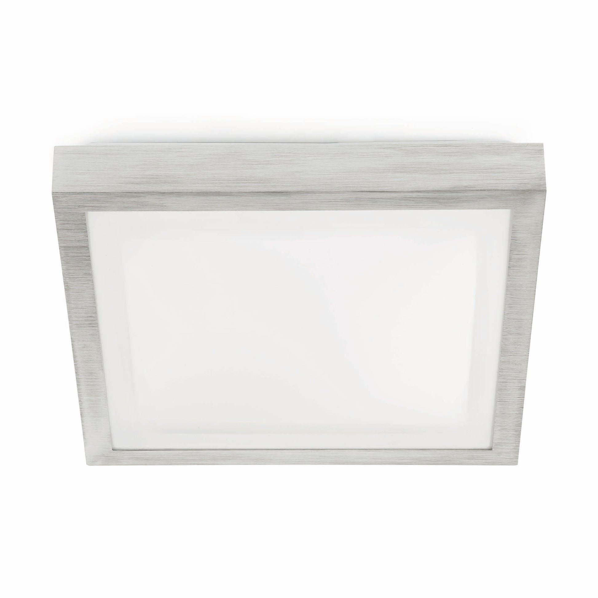 Plafon TOLA 270 Gris FARO 62983 - Luminaria de superficie en aluminio y PC opal para baño interior, iluminación gris moderna
