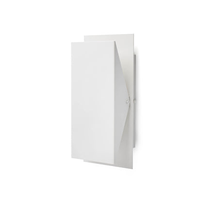 Lámpara de pared HOMS blanco FARO modelo 63167, aplique luminaria superficie en acero para iluminación interior contemporánea