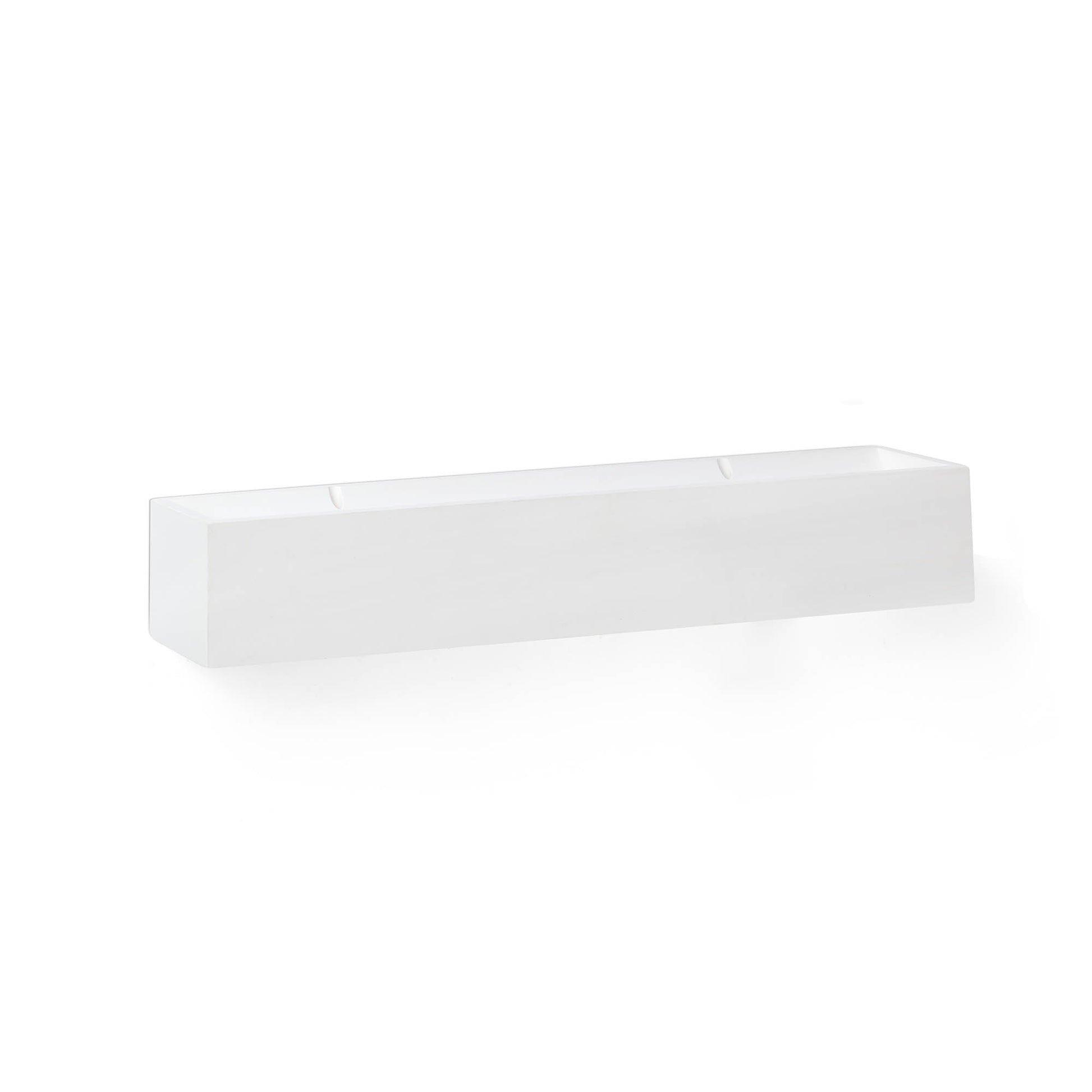 Aplique de pared TERA blanco FARO 63184, luminaria de superficie en yeso LED indirecta para iluminación residencial interior, diseño pintable