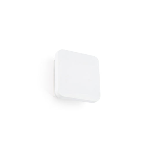 Aplique de pared LED ELSA blanco FARO modelo 62, luminaria superficie moderna en yeso para iluminación cálida interior, colección 6333