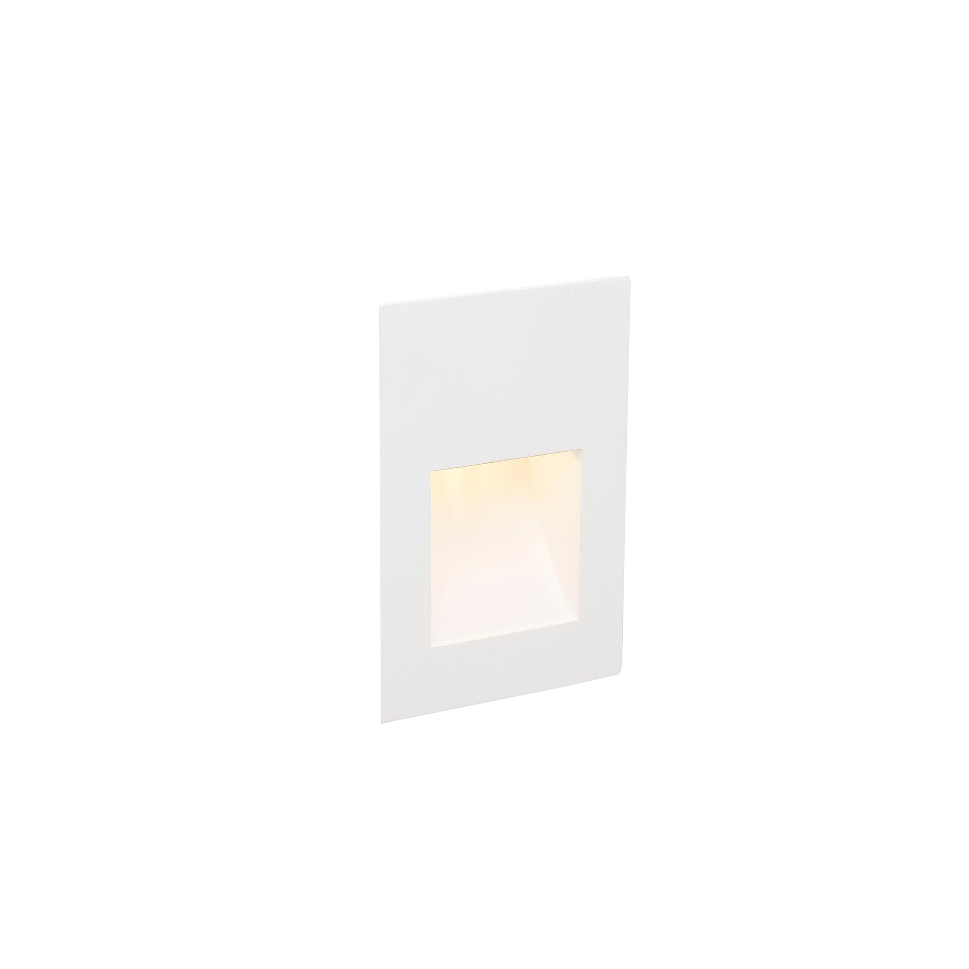 Luminaria empotrable PLAS SQ blanco LED de FARO 63283, diseño minimalista regulable 3000K en yeso para iluminación interior hogar