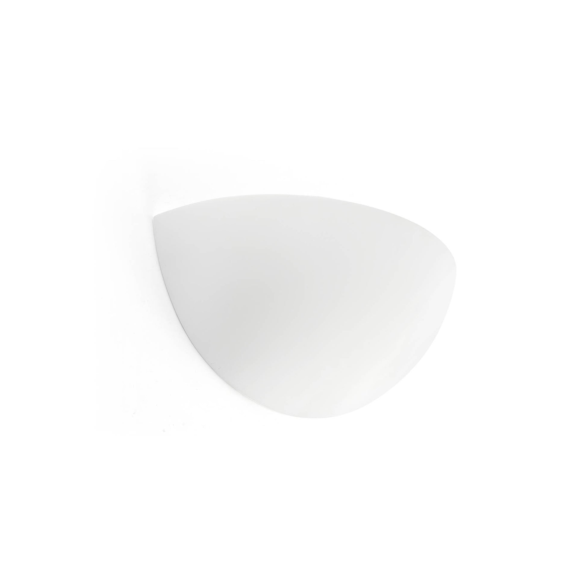 Luminaria de pared SNOW blanco FARO modelo 63285, diseño minimalista en yeso para iluminación interior del hogar, compatible con LED, aplique superficie