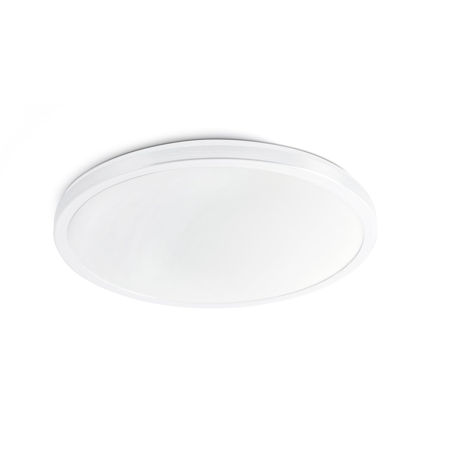Plafon LED AMI Blanca FARO 63397, luminaria de superficie en aluminio para interior, luz cálida 2700K eficiente para sala de estar
