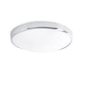 Plafon LED KAO en aluminio cromado de FARO, modelo 63399, luminaria superficie para interior y baño con diseño atemporal e iluminación LED eficiente.