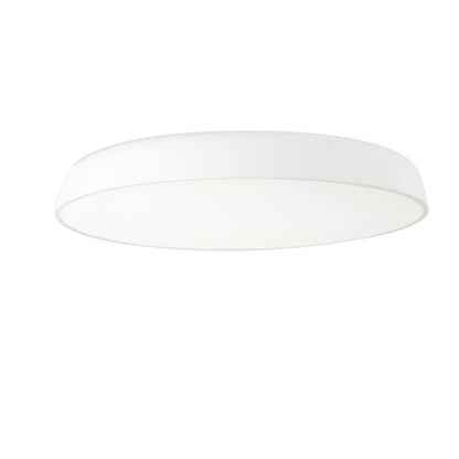 Plafon LED MEGA Blanco Dimmable FARO 63410, luminaria de superficie en aluminio blanco mate, regulable 2700K para iluminación interior del hogar