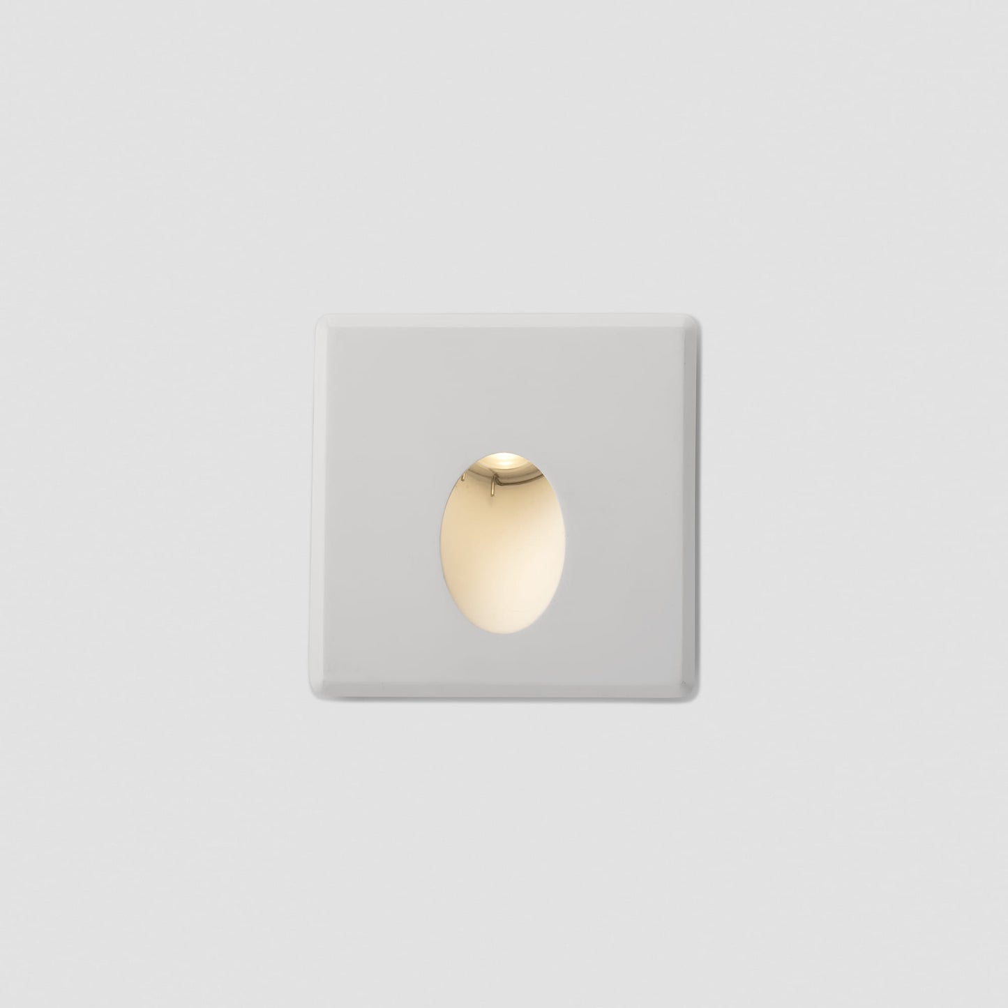 Luminaria empotrable TUK Yeso Blanco FARO 63425 en ambiente interior minimalista, iluminación LED SMD cálida 2700K IP20