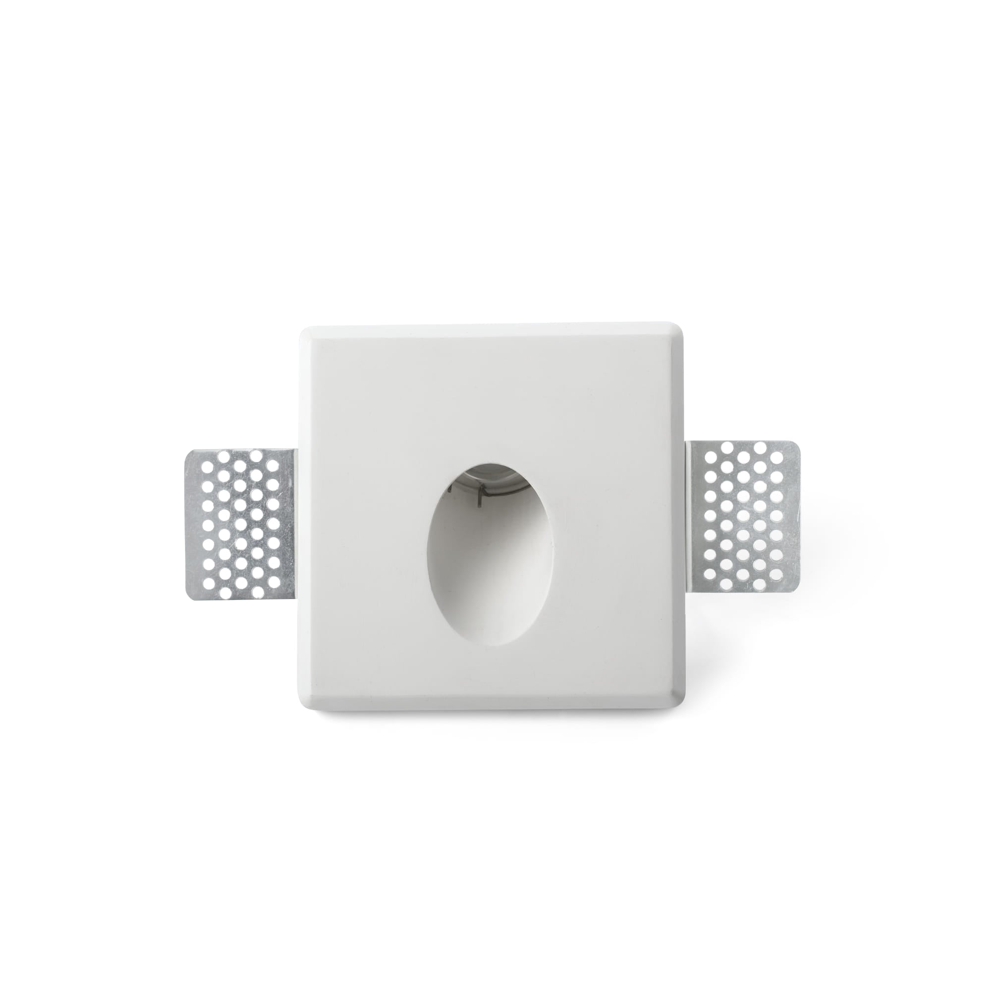 Luminaria empotrable TUK de yeso blanco LED FARO 63425, iluminación interior minimalista SMD 2700K IP20