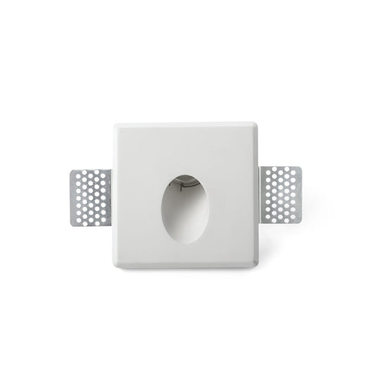 Luminaria empotrable TUK de yeso blanco LED FARO 63425, iluminación interior minimalista SMD 2700K IP20