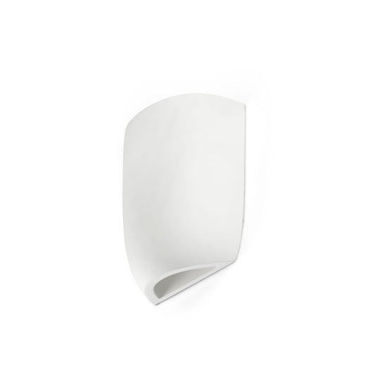 Aplique de pared KAPPU 250 blanco FARO 63429, luminaria minimalista de yeso para iluminación indirecta en interiores modernos, superficie hogar contemporáneo