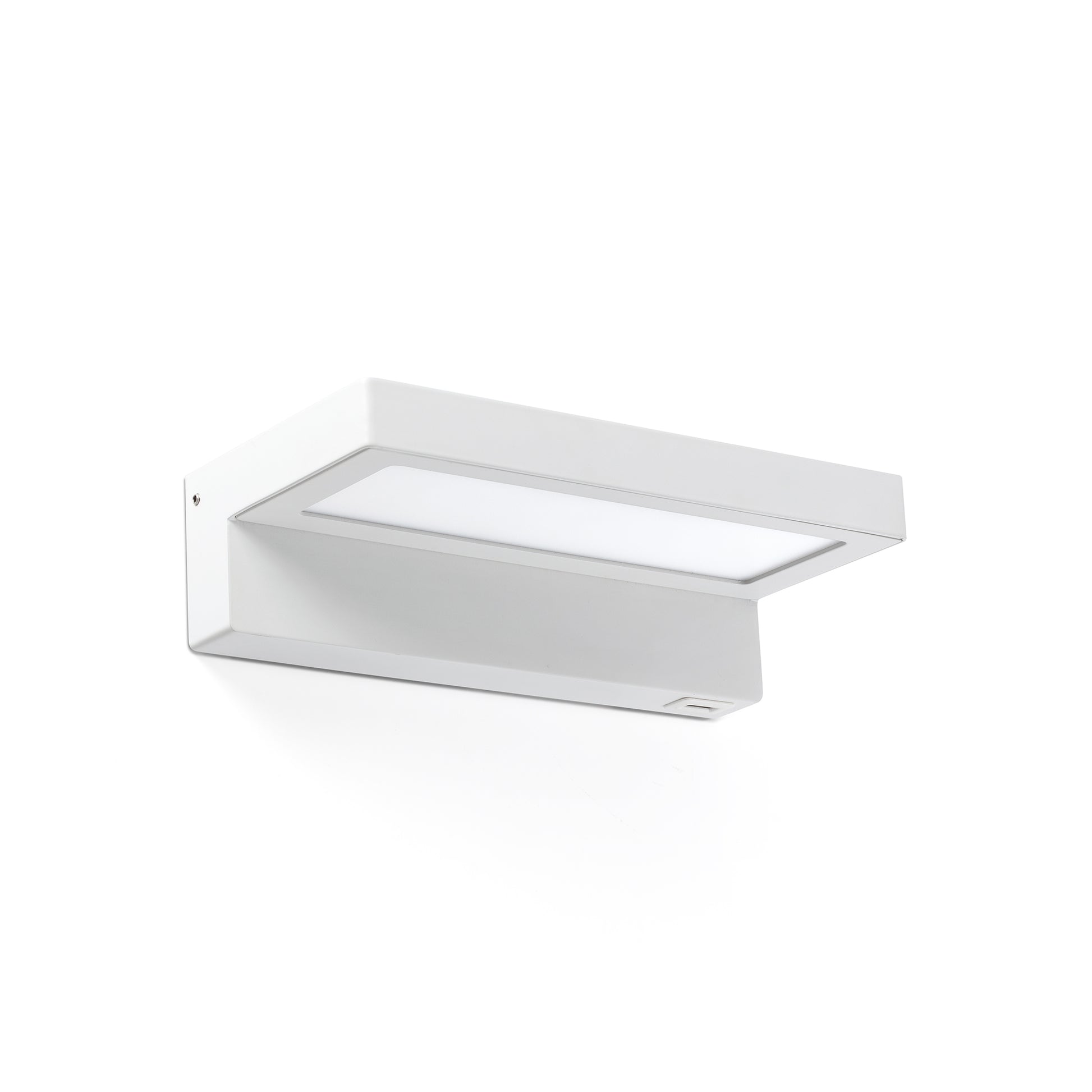 Luminaria de pared WELL Blanco FARO 64030, aplique regulable en aluminio con cargador wireless, iluminación indirecta para interiores y restauración