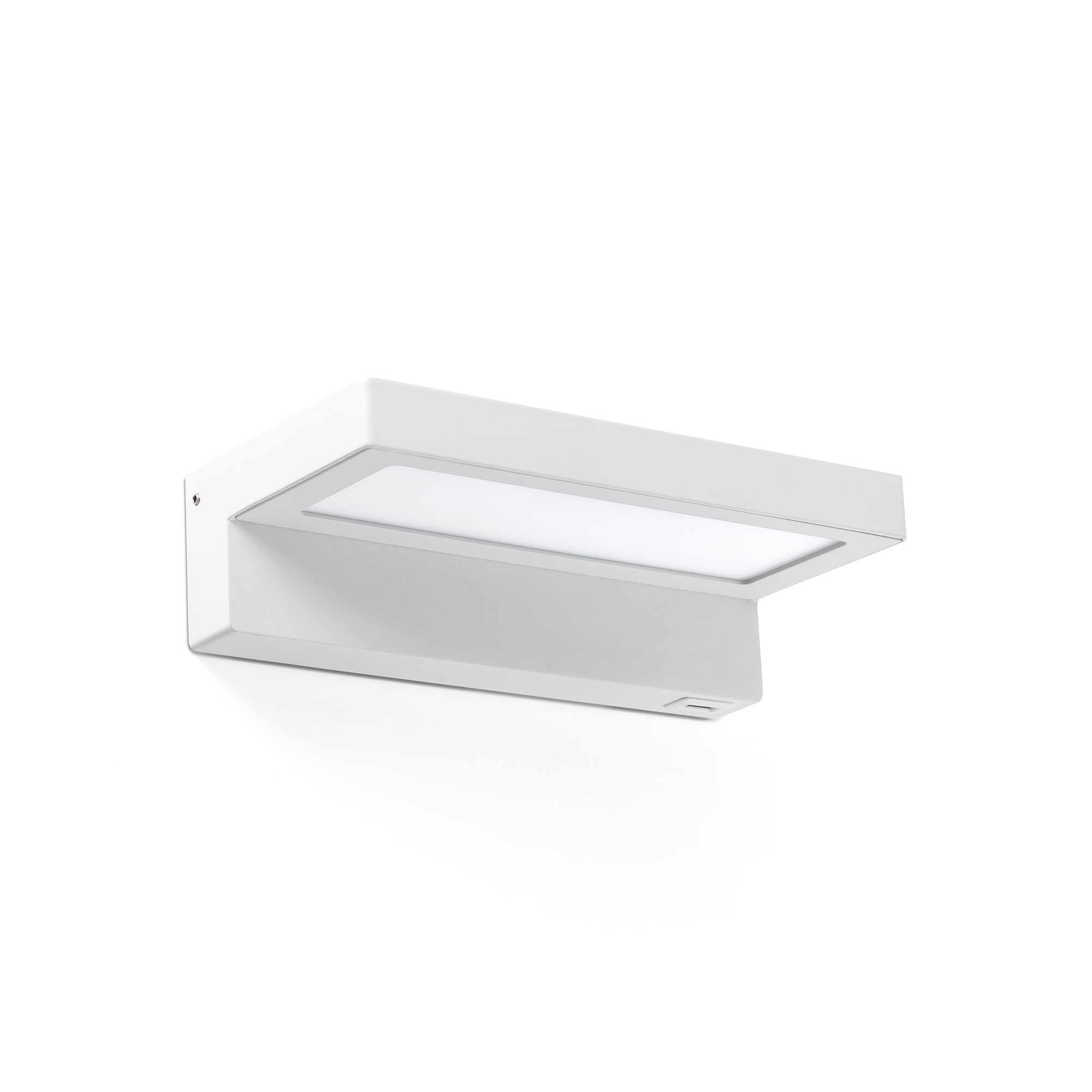 Luminaria de pared WELL Blanco FARO 64030, aplique regulable en aluminio con cargador wireless, iluminación indirecta para interiores y restauración