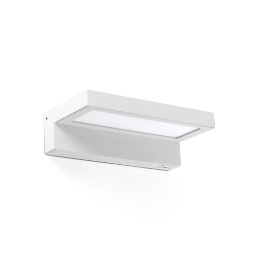 Luminaria de pared WELL Blanco FARO 64030, aplique regulable en aluminio con cargador wireless, iluminación indirecta para interiores y restauración