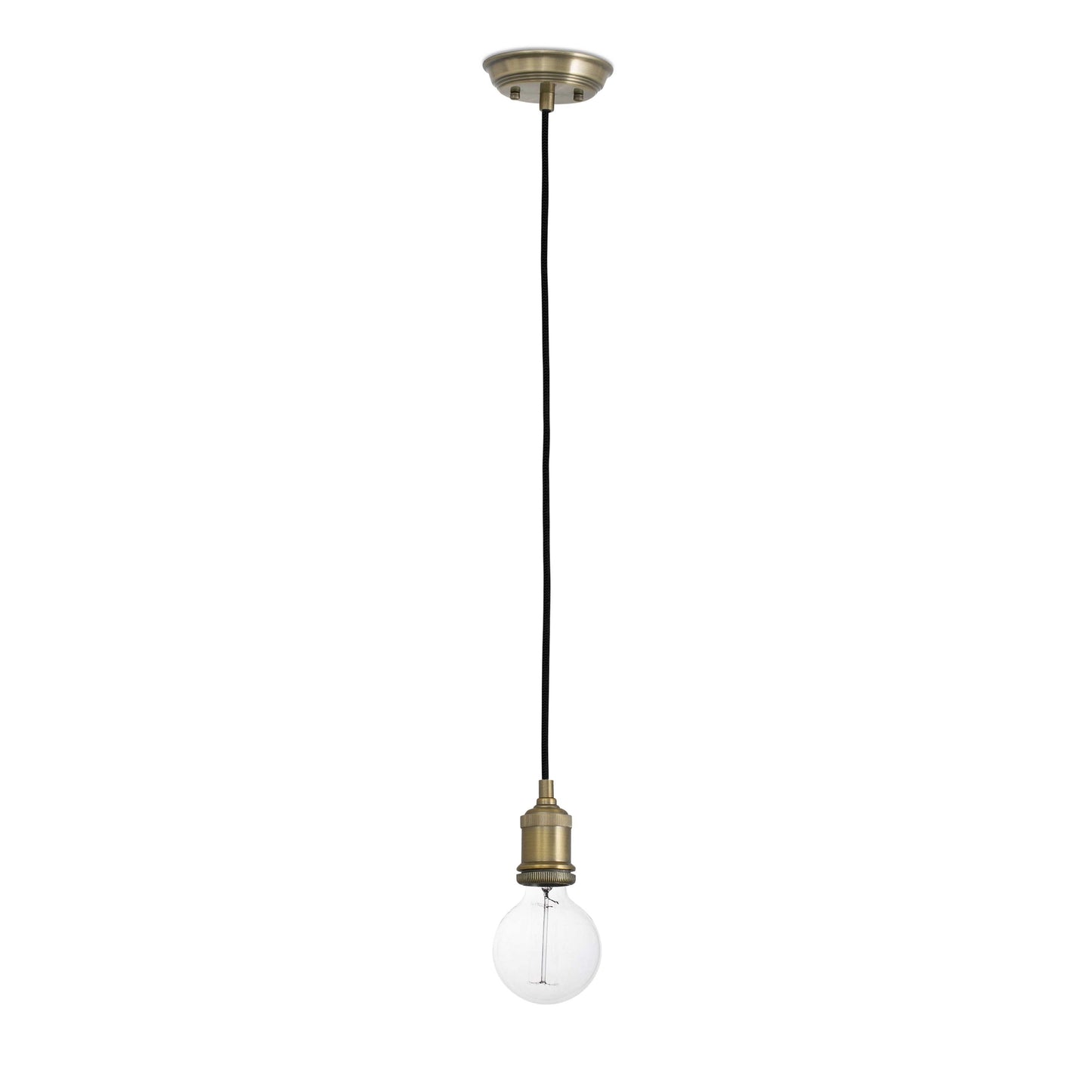 Portalámparas colgante ART en oro viejo de FARO modelo 64137, diseño moderno de acero para iluminación interior con casquillo E27 LED