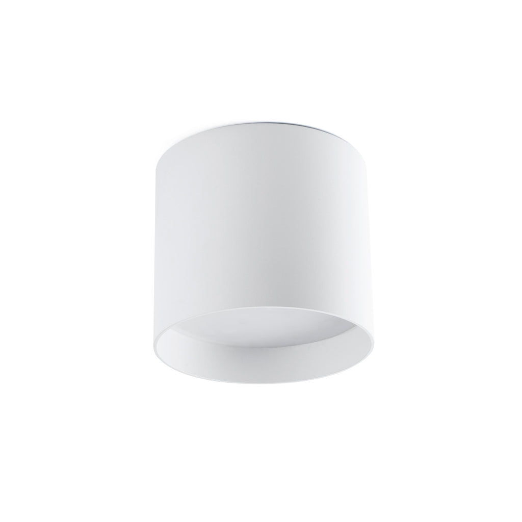 Plafon LED NATSU redondo blanco 30W serie 6500 de FARO código 64204, luminaria de superficie interior en aluminio y PMMA con luz cálida para iluminación del hogar