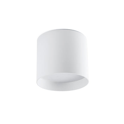 Plafon LED NATSU redondo blanco 30W serie 6500 de FARO código 64204, luminaria de superficie interior en aluminio y PMMA con luz cálida para iluminación del hogar