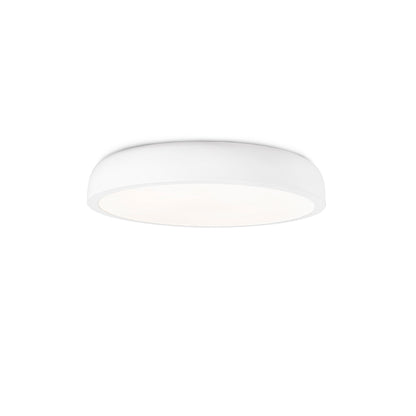 Plafon LED COCOTTE 430 Blanca de FARO en aluminio, luminaria de superficie para iluminación interior hogar, diseño contemporáneo por Jordi Llopis, modelo 64250-110