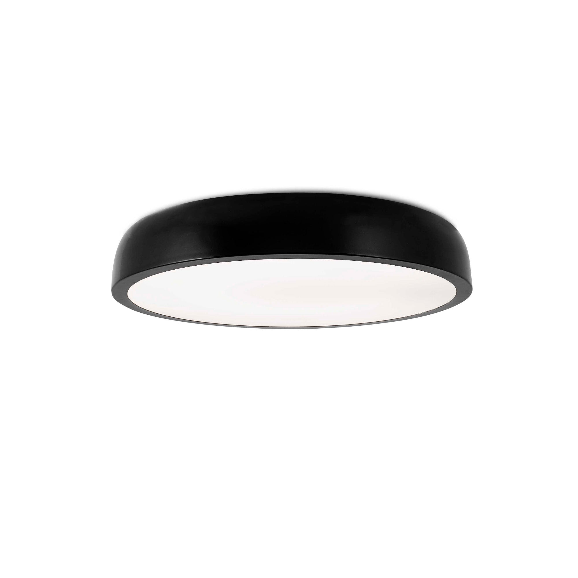 Plafon LED COCOTTE 430 negra de FARO en aluminio, luminaria de superficie para iluminación interior contemporánea por Jordi Llopis