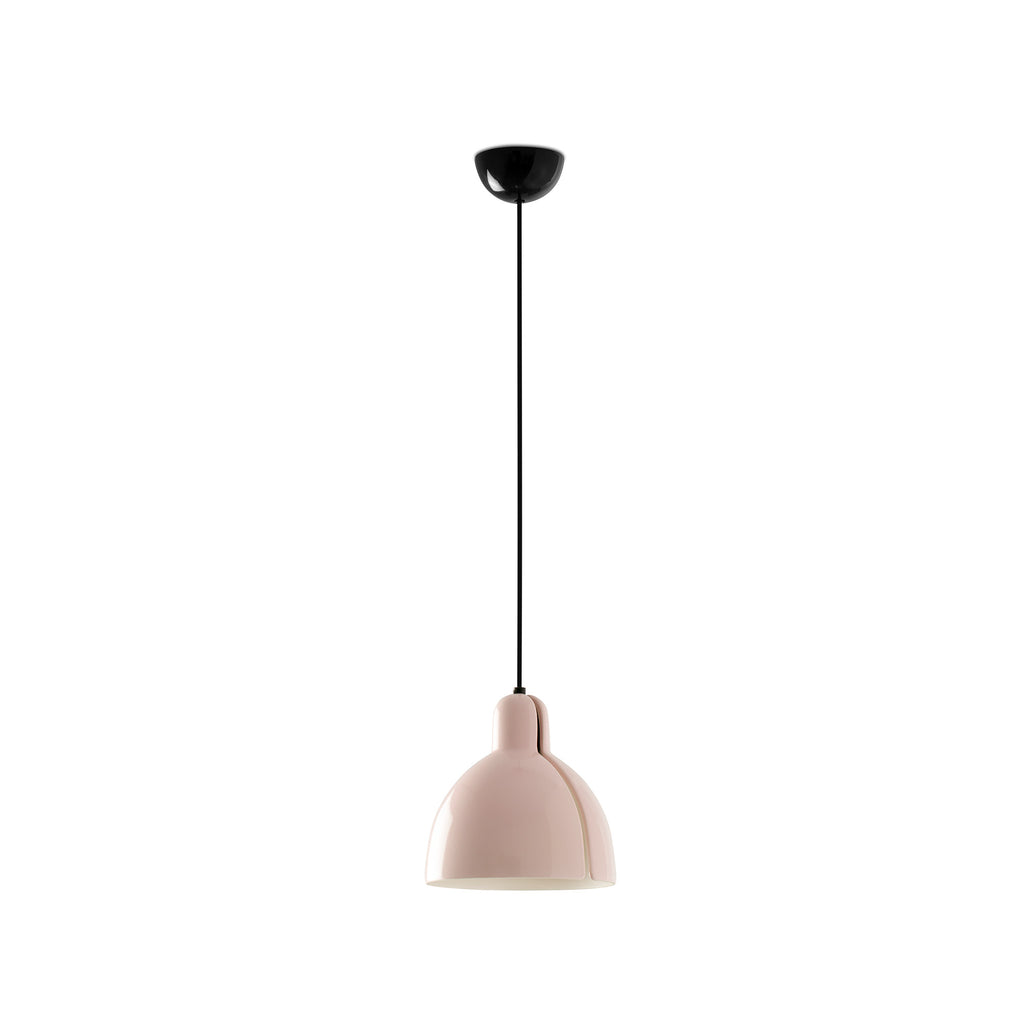 Lámpara colgante VENICE 200 rosa brillo de cerámica FARO, diseño minimalista artesanal por Adolfo Abejón, iluminación interior modelo 64255-126