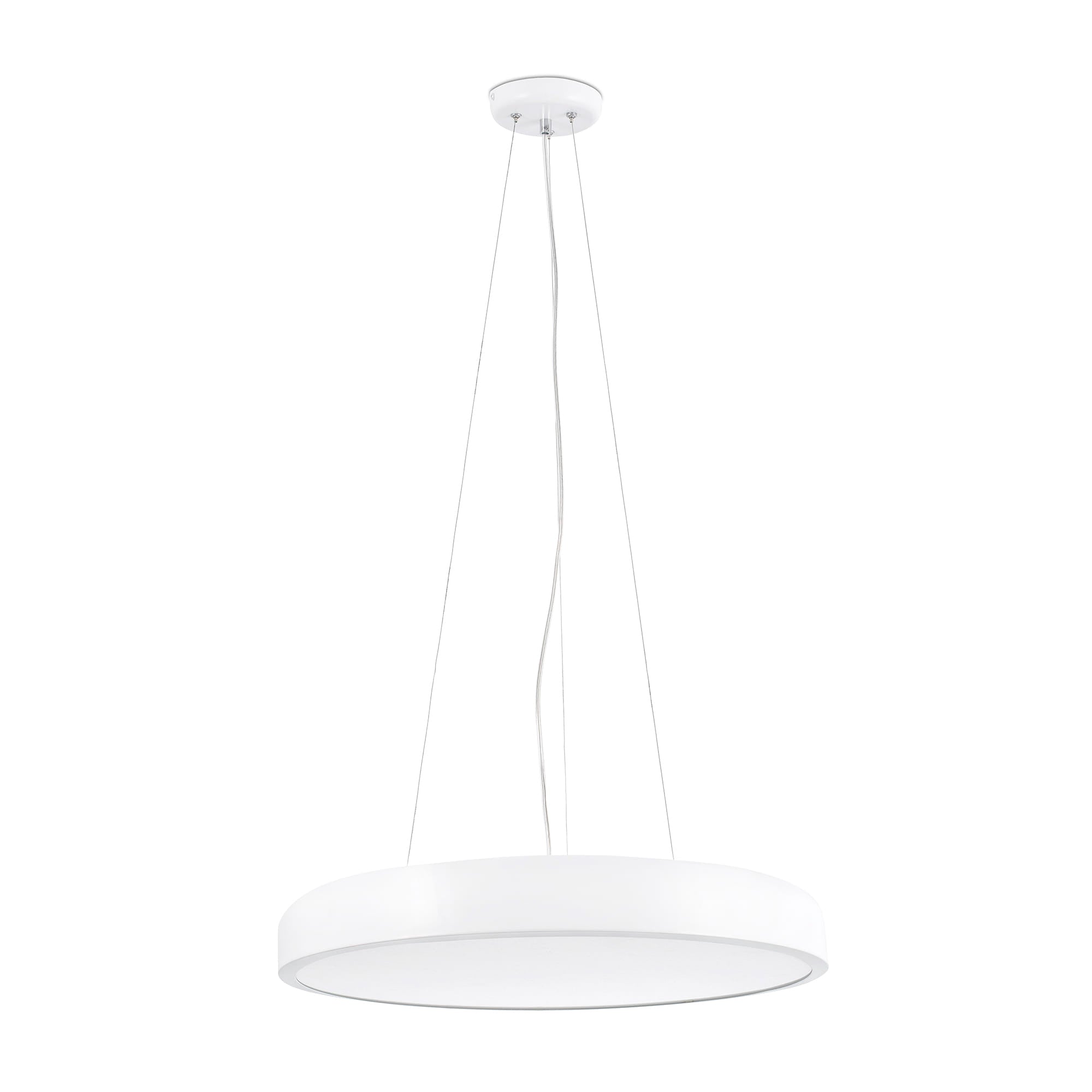 Lámpara colgante COCOTTE 430 en blanco de FARO, diseño moderno y atemporal de aluminio LED para iluminación interior del hogar, suspensión modelo 64262