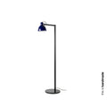 Lámpara de pie VENICE en azul cobalto de FARO, diseño atemporal de cerámica por Adolfo Abejón para iluminación salón interior, modelo 64275-115-US