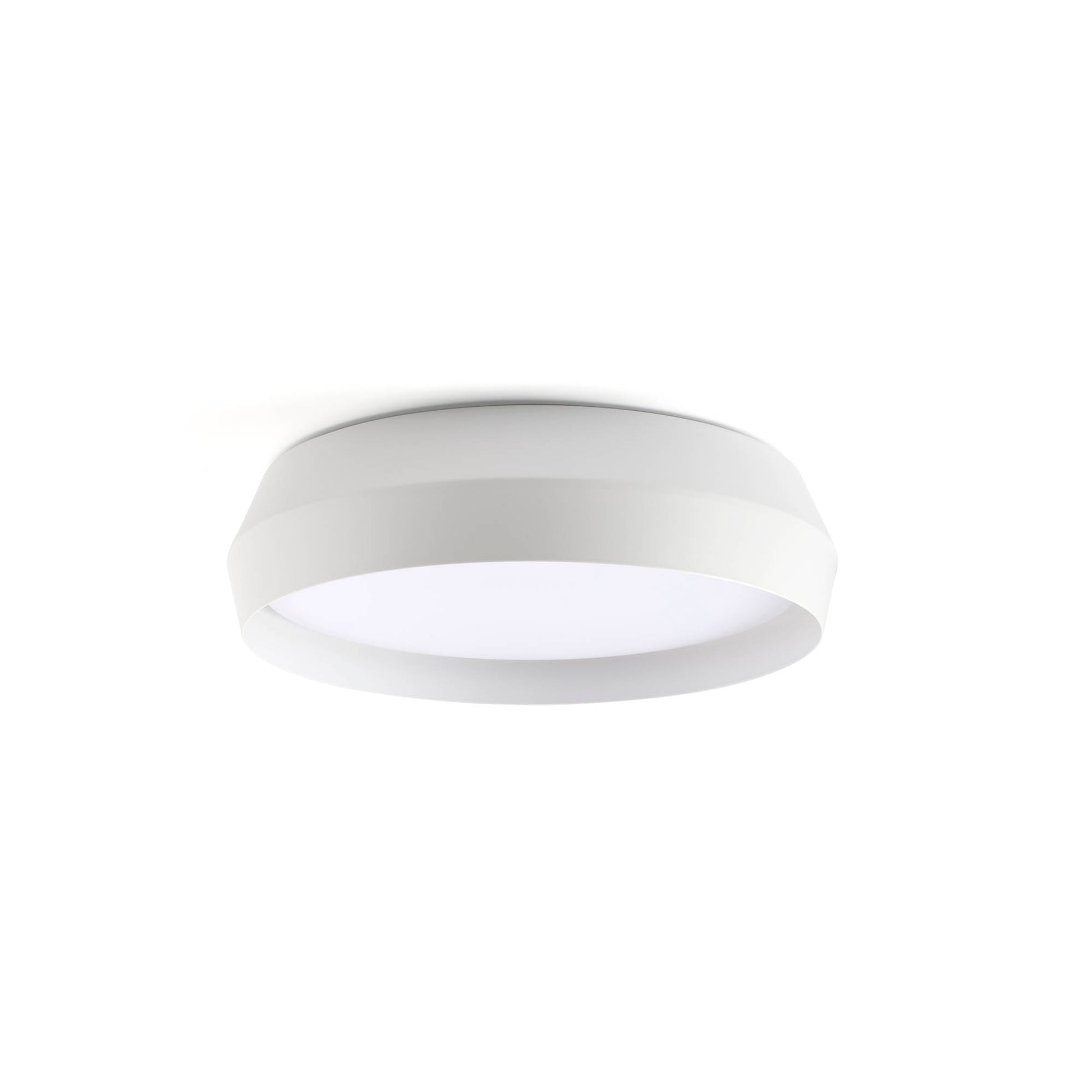 Aplique plafón Shoku 350 blanca de FARO, modelo 64277-110, diseño minimalista en aluminio LED para iluminación general de pared interior
