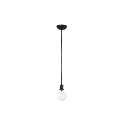 Portalámpara colgante ART negra de FARO modelo 65134, luminaria de suspensión en acero para iluminación interior moderna con casquillo E27