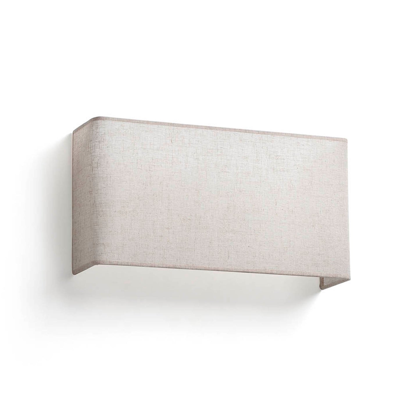 Aplique de pared OTTON RCT Lino Horizontal 2L en beige | Luminaria decorativa FARO 66401-107 para interior, hogar y hotel